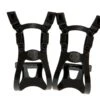 BLB Steel DB/DG Toe Clips - Black