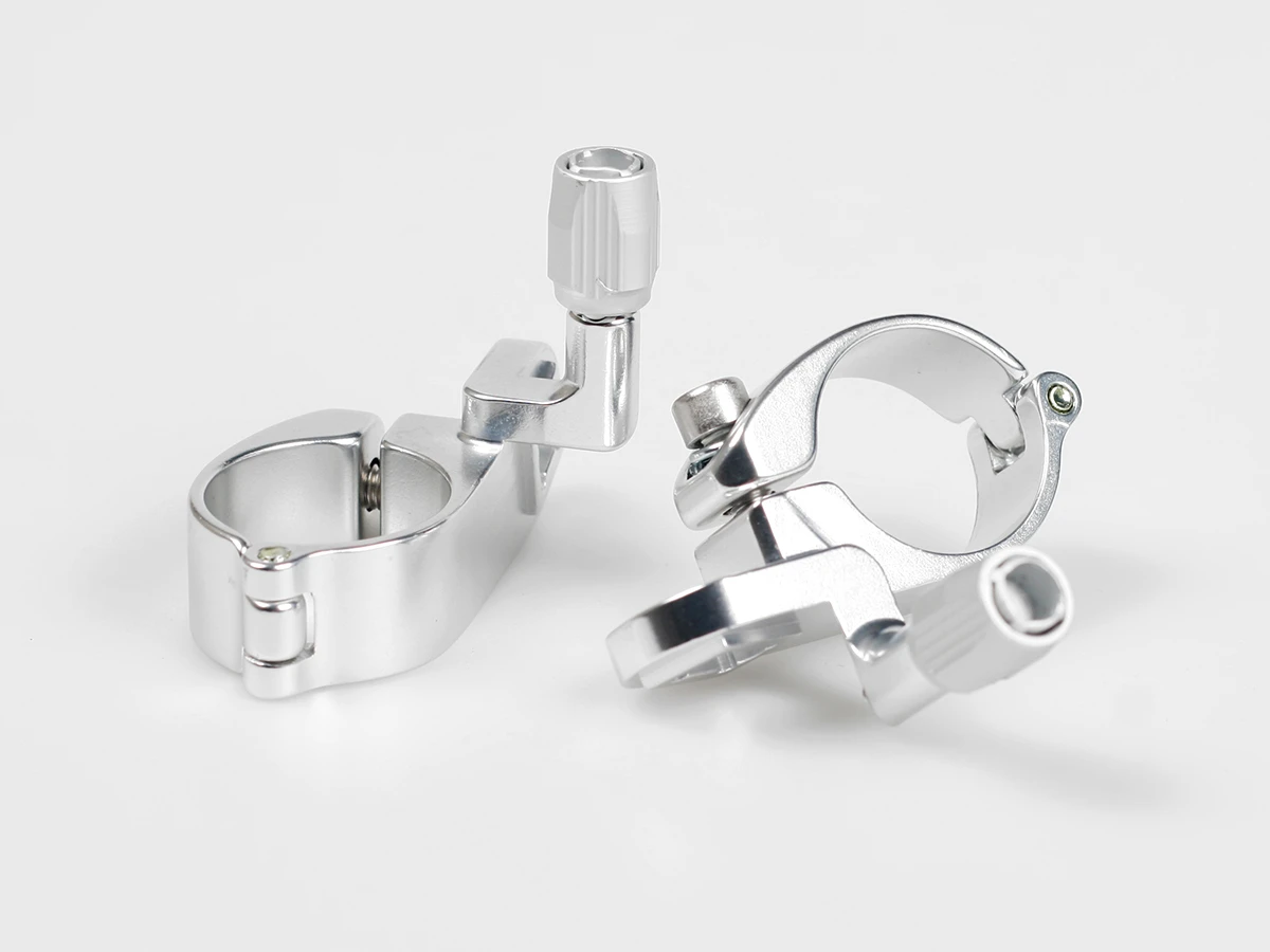 VIA Downtube Shifter Handlebar Mount - Silver 4 VIA Downtube Shifter Handlebar Mount - Silver - Image 2