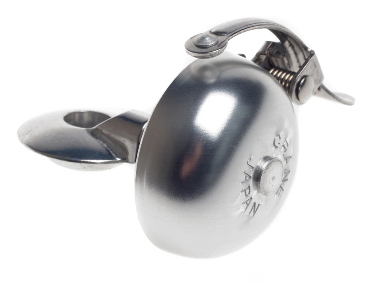 Crane Mini Suzu Top Cap Bell - Silver 3 Crane Mini Suzu Top Cap Bell - Silver
