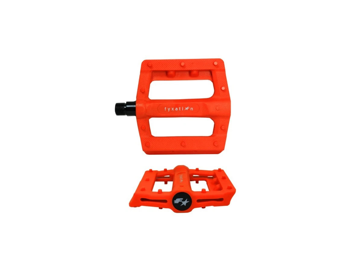 Fyxation Gates Slim Pedals - Orange 3 Fyxation Gates Slim Pedals - Orange