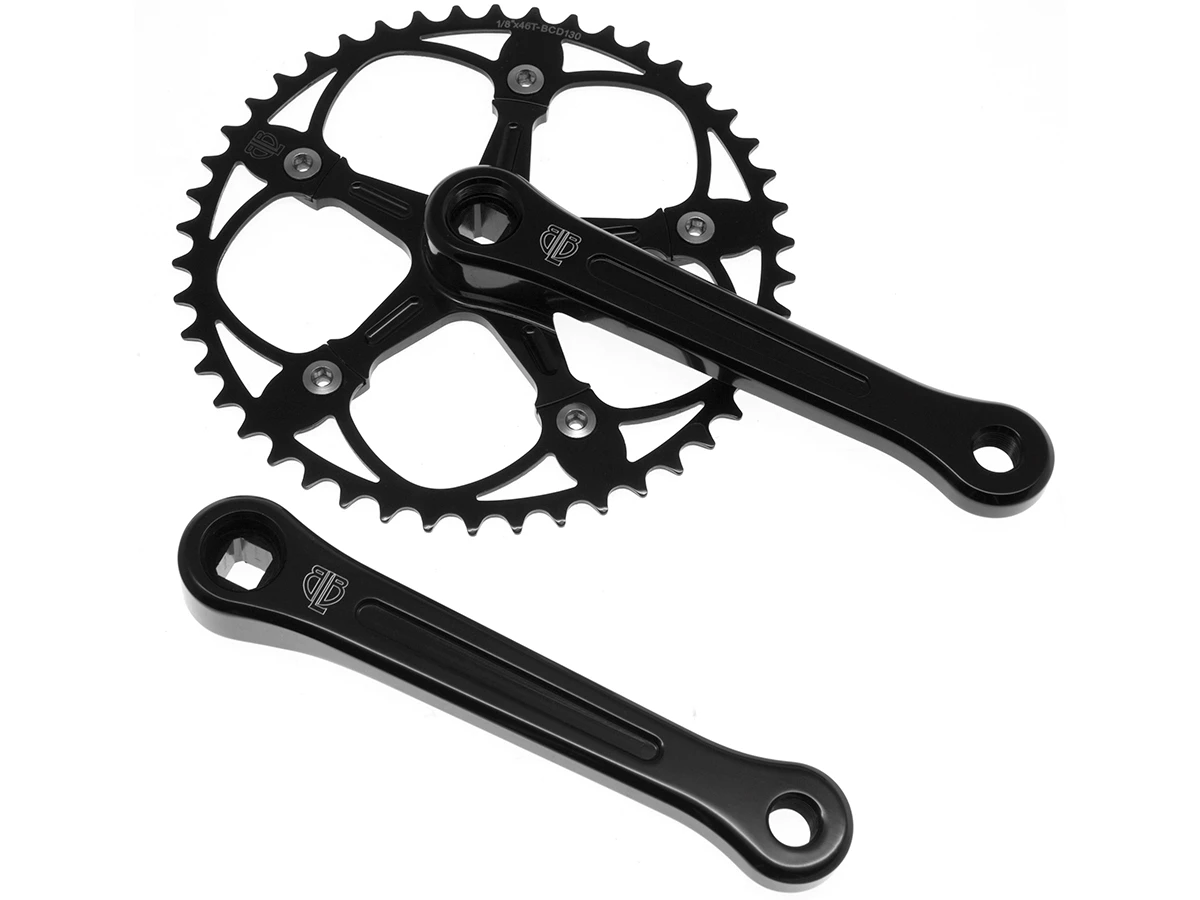 BLB Pista Vera Crankset - Polish Black 3 BLB Pista Vera Crankset - Polish Black