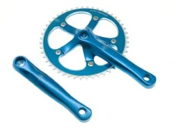 BLB Track Crankset - Blue