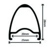 Velocity Aileron - 700c - Black NMSW