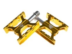 BLB Track Pedals - Gold -Brick Lane Bikes Shop 0017251 blb track pedals gold