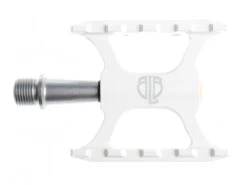 BLB Track Pedals - White -Brick Lane Bikes Shop 0017259 blb track pedals white