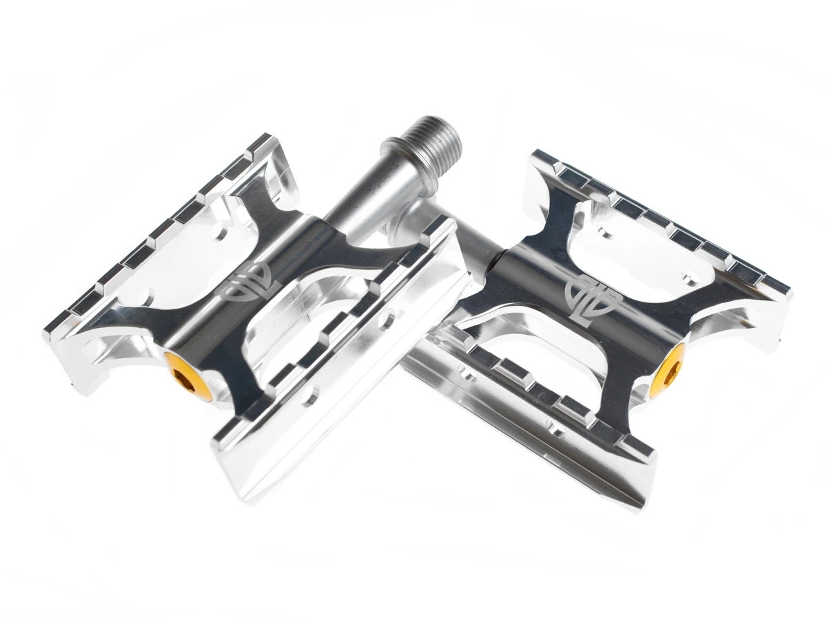 BLB Track Pedals - Silver 3 BLB Track Pedals - Silver
