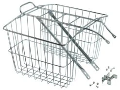 Wald 520 Twin Carrier Basket - Silver