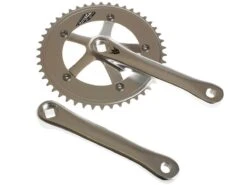 Sugino Pista Crankset - Silver -Brick Lane Bikes Shop 0020656 sugino pista crankset silver