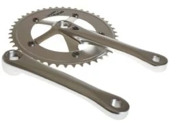 Sugino Pista Crankset - Silver -Brick Lane Bikes Shop 0020657 sugino pista crankset silver