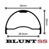 Velocity Blunt SS - 27.5 Inch - Black NMSW 2 Velocity Blunt SS - 27.5 Inch - Black NMSW -Brick Lane Bikes Shop 0021215 velocity blunt ss 275 inch black nmsw