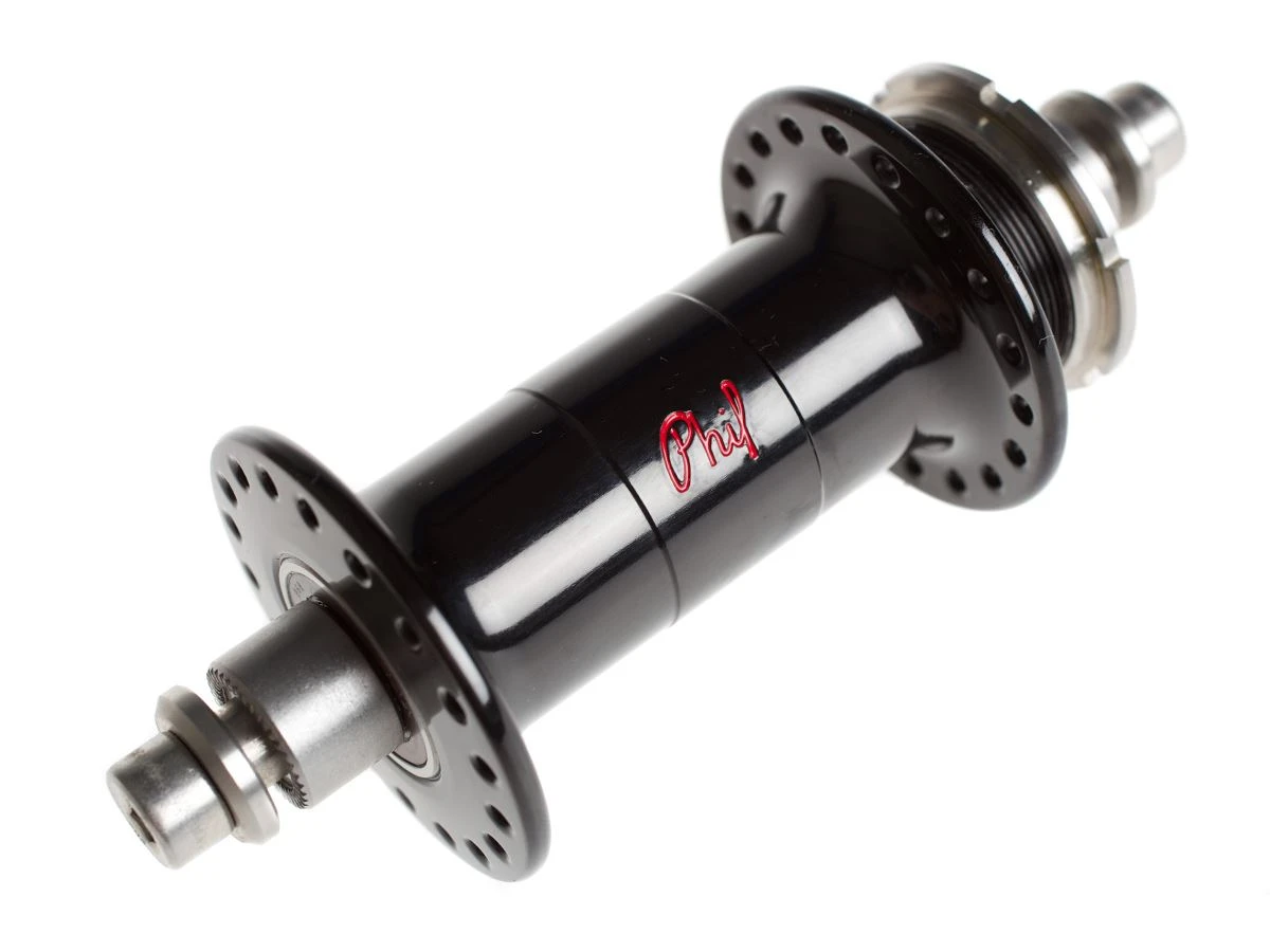 Phil Wood Track LF Rear Single Fix Hub - Black 3 Phil Wood Track LF Rear Single Fix Hub - Black