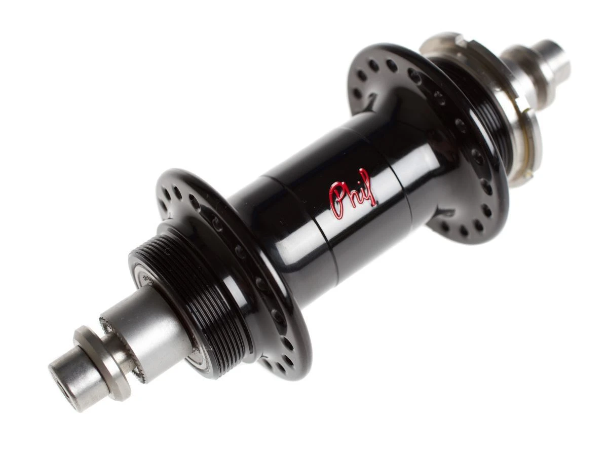 Phil Wood Track LF Rear Fix/Free Hub - Black 3 Phil Wood Track LF Rear Fix/Free Hub - Black