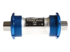 TEC Titanium Bottom Bracket - Blue