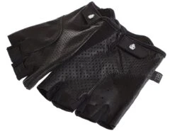 BLB Classic Sport Leather Cycling Gloves - Black