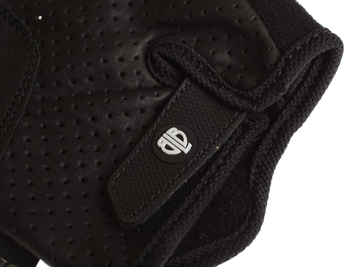 BLB Classic Sport Leather Cycling Gloves - Black 7 BLB Classic Sport Leather Cycling Gloves - Black - Image 5