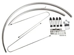 BLB Classic Round Fenders - Polished Silver -Brick Lane Bikes Shop 0025174 blb classic round fenders polished silver