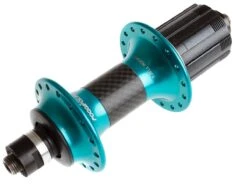 Poggipolini Carbon Hub Set - Turquoise -Brick Lane Bikes Shop 0026251 poggipolini carbon hub set turquoise