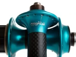 Poggipolini Carbon Hub Set - Turquoise -Brick Lane Bikes Shop 0026255 poggipolini carbon hub set turquoise
