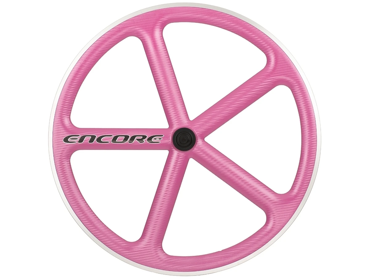 Encore Wheel - Bubblegum Pink NMSW - Carbon Weave 3 Encore Wheel - Bubblegum Pink NMSW - Carbon Weave