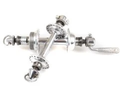 Campagnolo Record Steel Hub-Set - Silver -Brick Lane Bikes Shop 0028204 campagnolo record steel hub set silver