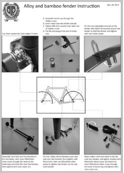 BLB Classic Alloy Fenders - Matt Black