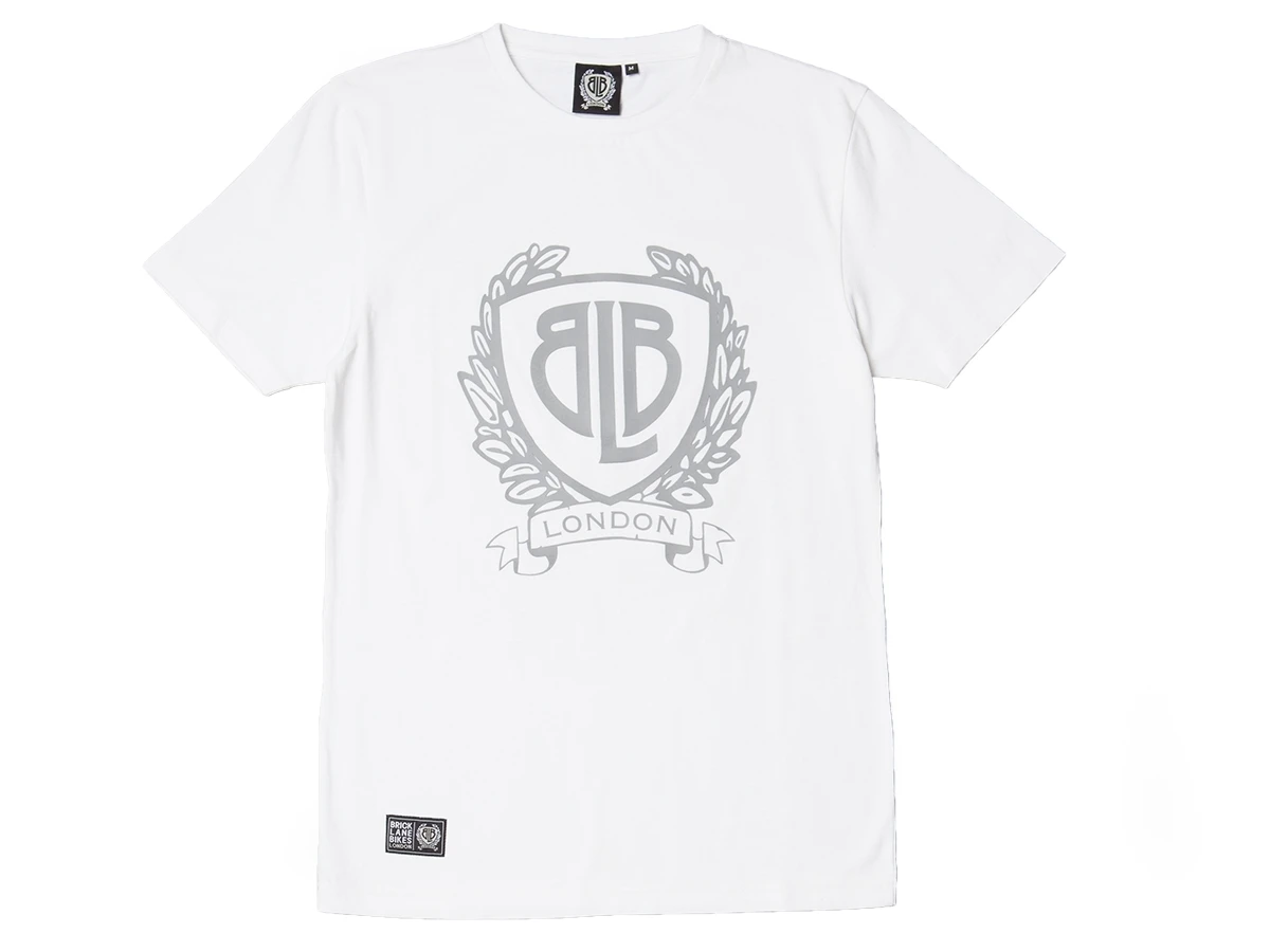 BLB Tonal Shield Tee - White 4 BLB Tonal Shield Tee - White - Image 2