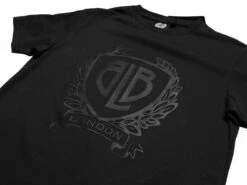 BLB Tonal Shield Tee - Black -Brick Lane Bikes Shop 0032162 blb tonal shield tee black