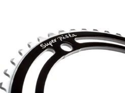 BLB Super Pista Chainring - Black -Brick Lane Bikes Shop 0032498 blb super pista chainring black