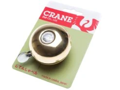 Crane Riten Handlebar Bell - Gold -Brick Lane Bikes Shop 0034286 crane riten handlebar bell gold
