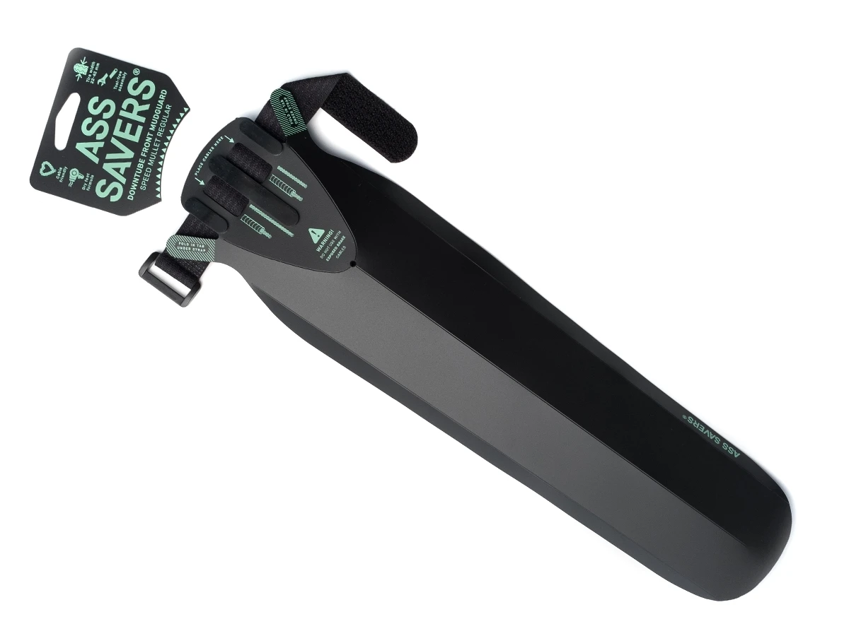 Ass Saver Speed Mullet Front Mudguard - Black 5 Ass Saver Speed Mullet Front Mudguard - Black - Image 3