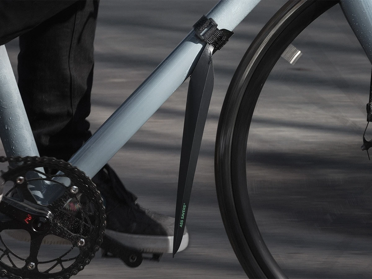 Ass Saver Speed Mullet Front Mudguard - Black 4 Ass Saver Speed Mullet Front Mudguard - Black - Image 2