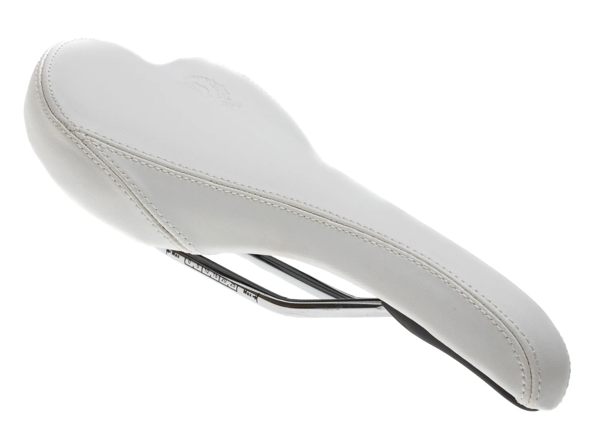 BLB Curve Ladies Saddle - White 3 BLB Curve Ladies Saddle - White