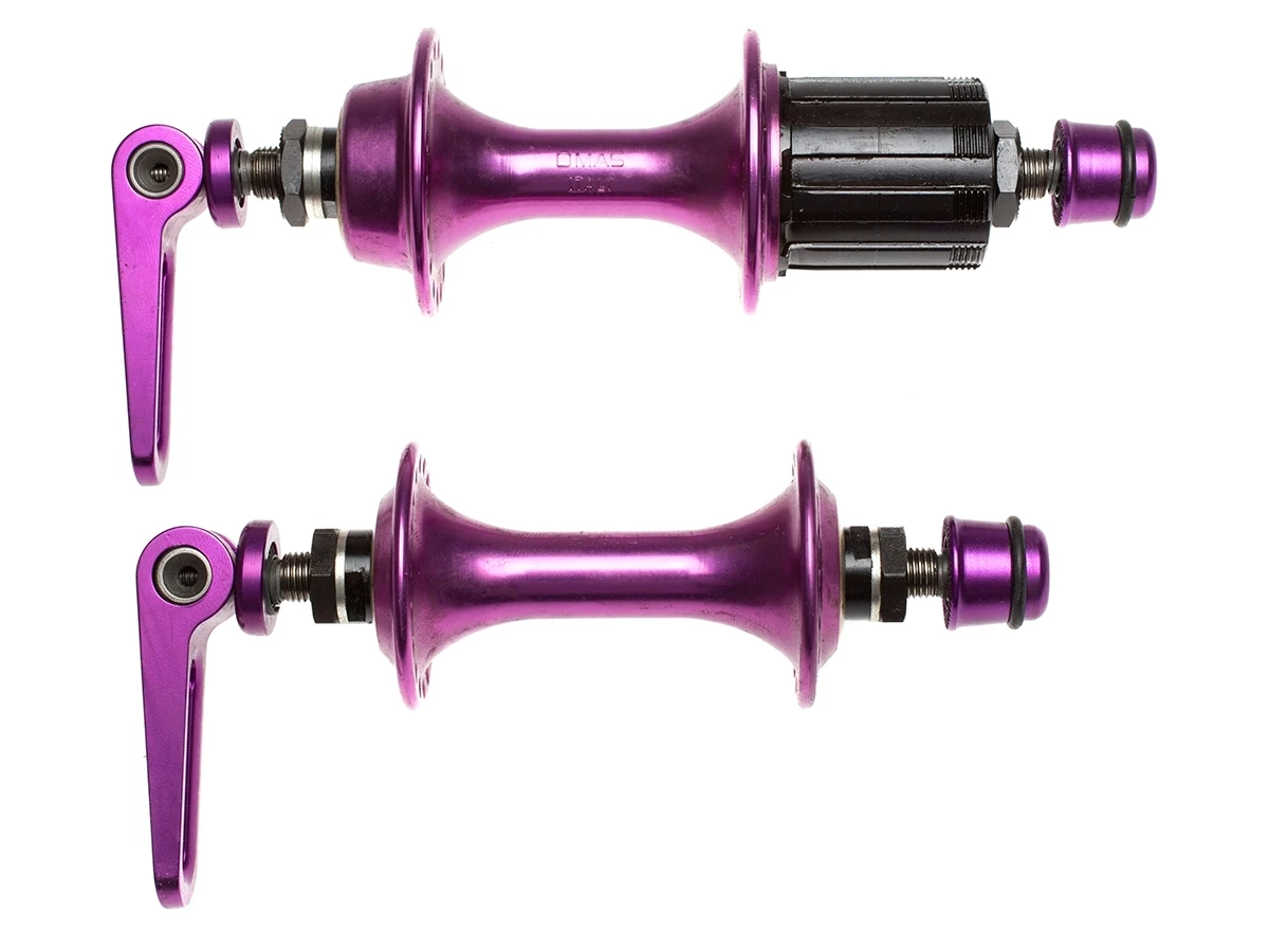 Omas Titanium Road Hub Set - Purple 4 Omas Titanium Road Hub Set - Purple - Image 2