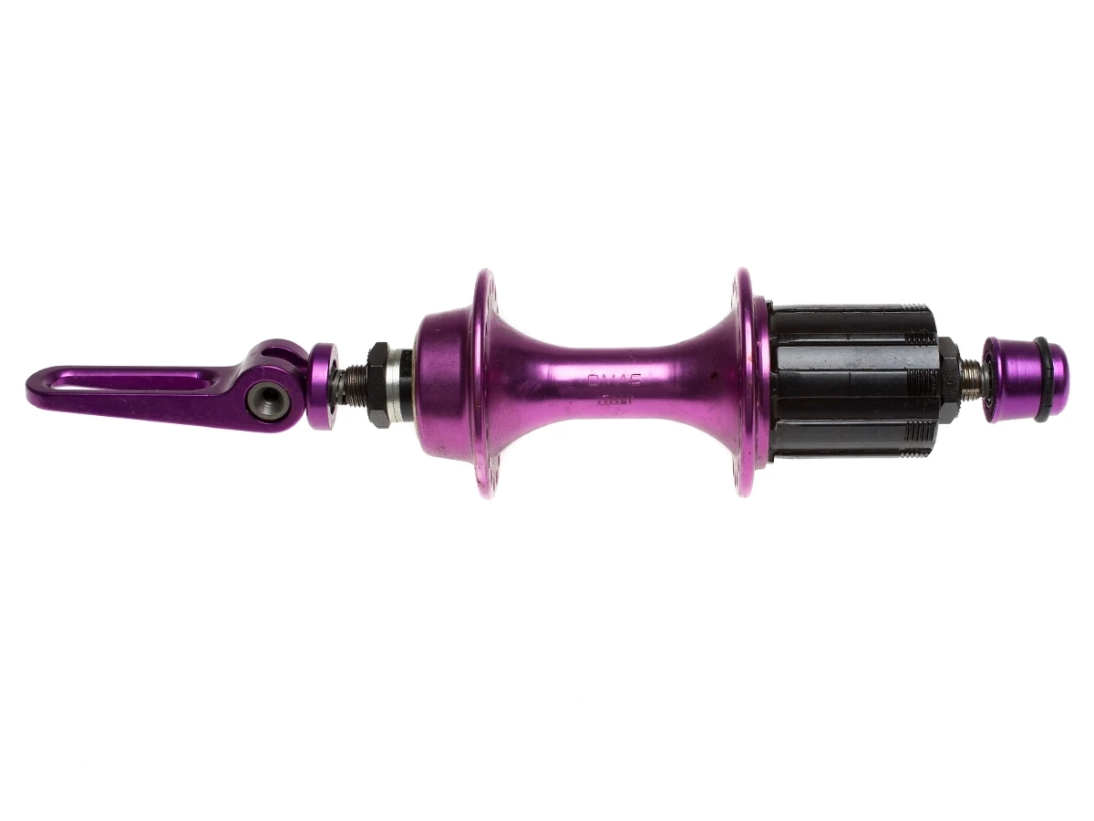 Omas Titanium Road Hub Set - Purple 6 Omas Titanium Road Hub Set - Purple - Image 4