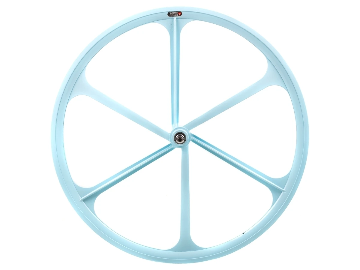 Teny 6 Spoke Front Wheel - Sky Blue 4 Teny 6 Spoke Front Wheel - Sky Blue - Image 2
