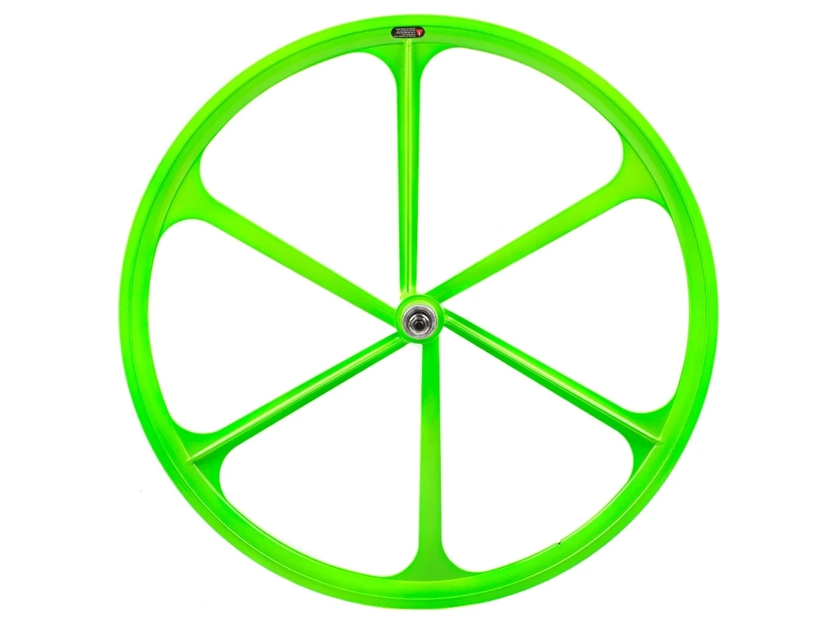 Teny 6 Spoke Rear Wheel - Green 3 Teny 6 Spoke Rear Wheel - Green