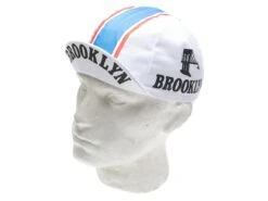 Vintage Cycling Caps - Brooklyn White