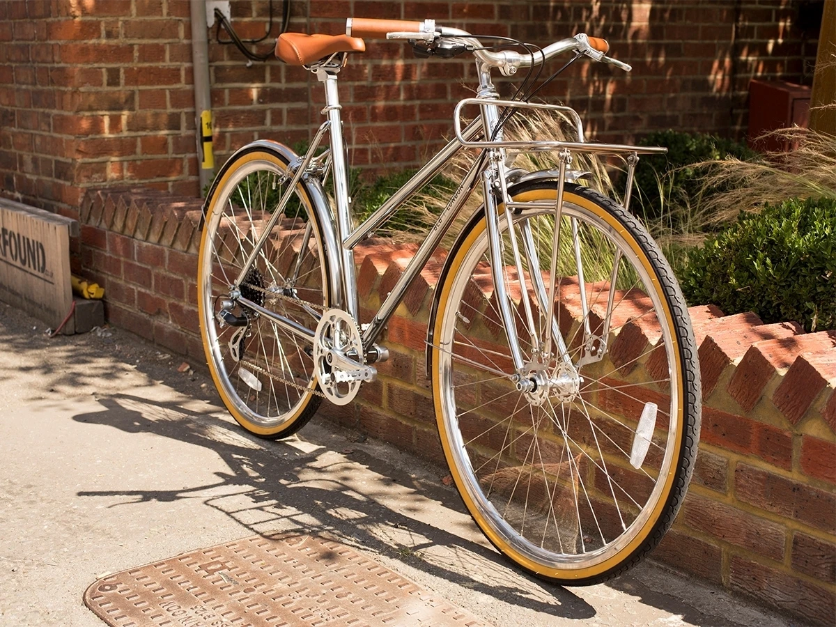 BLB Butterfly 8spd Town Bike - Chrome 4 BLB Butterfly 8spd Town Bike - Chrome - Image 2