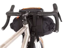 Restrap Handlebar Bag + Dry Bag + Food Pouch - Small - Black/Orange -Brick Lane Bikes Shop 0037872 restrap handlebar bag dry bag food pouch small blackorange
