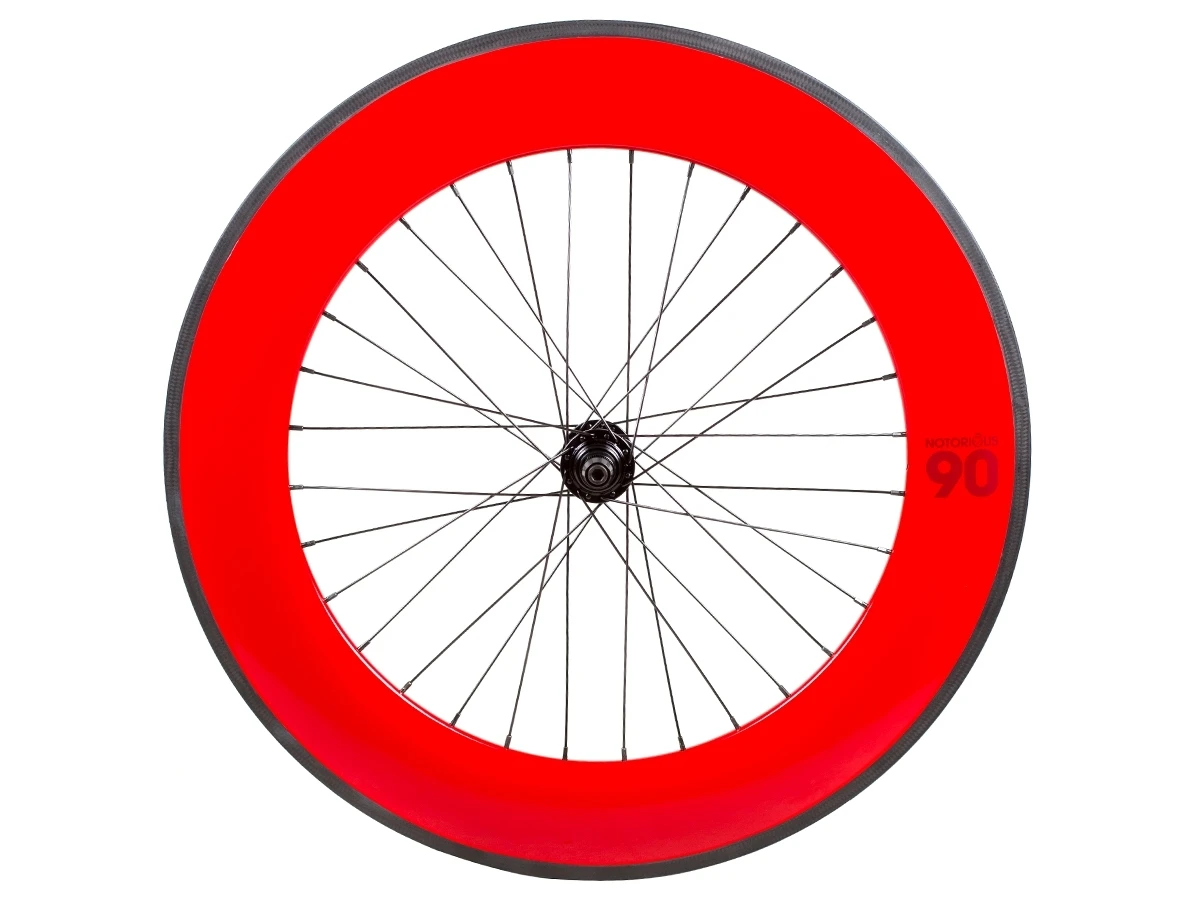 BLB Notorious 90 Rear Wheel - Red/Black 4 BLB Notorious 90 Rear Wheel - Red/Black - Image 2
