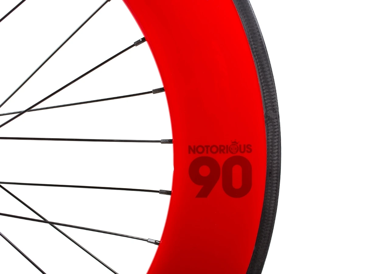 BLB Notorious 90 Rear Wheel - Red/Black 3 BLB Notorious 90 Rear Wheel - Red/Black