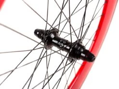 BLB Notorious 90 Rear Wheel - Red/Black 7 BLB Notorious 90 Rear Wheel - Red/Black -Brick Lane Bikes Shop 0038104 blb notorious 90 rear wheel redblack