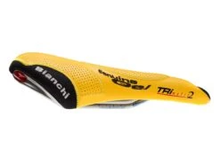 Selle Italia TRI Matic 2 X Bianchi Saddle - Yellow -Brick Lane Bikes Shop 0038219 selle italia tri matic 2 x bianchi saddle yellow