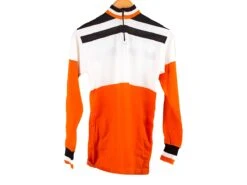 Sergal Cycling Jersey - Orange/White/Blue