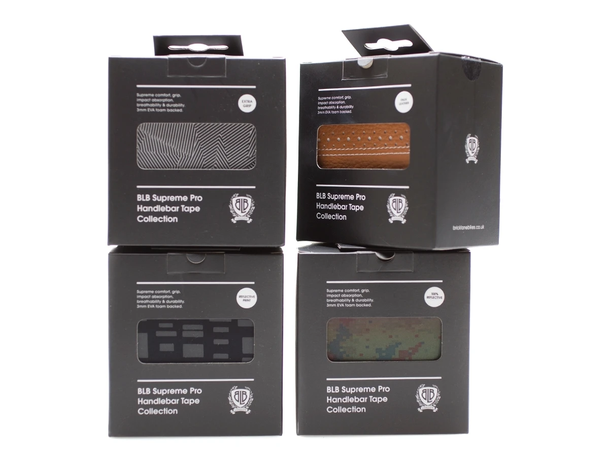 BLB Supreme Pro Reflective Bar Tape - Black (Zigzag) 4 BLB Supreme Pro Reflective Bar Tape - Black (Zigzag) - Image 2