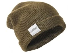 Chrome Wool Cuff Beanie - Olive