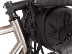 Restrap Handlebar Bag + Dry Bag + Food Pouch - Small - Black/Black -Brick Lane Bikes Shop 0040229 restrap handlebar bag dry bag food pouch small blackblack