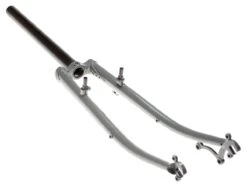 BLB Hitchhiker Touring Fork - SATIN TI GREY -Brick Lane Bikes Shop 0040260 blb hitchhiker touring fork satin ti grey