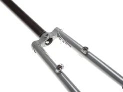 BLB Hitchhiker Touring Fork - SATIN TI GREY -Brick Lane Bikes Shop 0040263 blb hitchhiker touring fork satin ti grey
