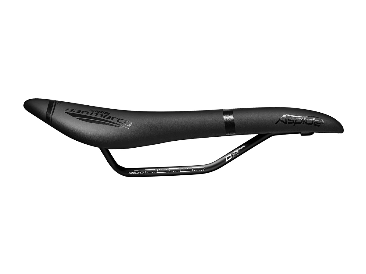 San Marco Aspide Dynamic Narrow Full Fit Saddle - Black 3 San Marco Aspide Dynamic Narrow Full Fit Saddle - Black